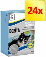 Mokra karma dla kotów - Zestaw Bozita Feline w galarecie, 24 x 190 g - Outdoor & Active - miniaturka - grafika 1
