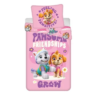 Dziecięca pościel jednoosobowa z mirowłókna 140x200 cm Paw Patrol – Jerry Fabrics - Pościel dla dzieci - miniaturka - grafika 1