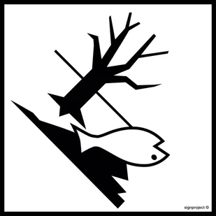 MB032 PRODUKT NIEBEZPIECZNY DLA ŚRODOWISKA, FN - FOLIA SAMOPRZYLEPNA; (250X250MM) - Systemy ekspozycyjne i znaki informacyjne - miniaturka - grafika 1