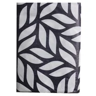 Obrusy i serwetki - Obrus winylowy MUSTER 150 x 180 cm biało-czarny - miniaturka - grafika 1