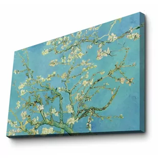 Reprodukcja obrazu na płótnie Vincent Van Gogh Almond Blossom, 100x70 cm - Obrazy i zdjęcia na płótnie - miniaturka - grafika 1