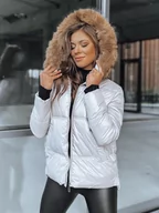 Kurtki damskie - Kurtka zimowa damska pikowana SPARKLE szara Dstreet TY3952-L - miniaturka - grafika 1