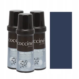 3x Coccine Nano Pasta Granatowa Płynna Nabłyszczająca dla Skór Licowych - Środki do obuwia i ubrań - miniaturka - grafika 1