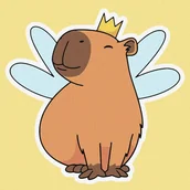 Malowanie po numerach - Malowanie po numerach - Kapibara-wróżka Kids - zabawka - miniaturka - grafika 1