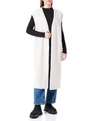 Kamizelki damskie - s.Oliver kamizelka damska pluszowa, beige, 32 - miniaturka - grafika 1