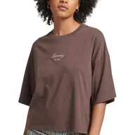 Koszulki i topy damskie - Koszulka damska Superdry Code Heritage Boxy klasyczna bawełniana-S - miniaturka - grafika 1