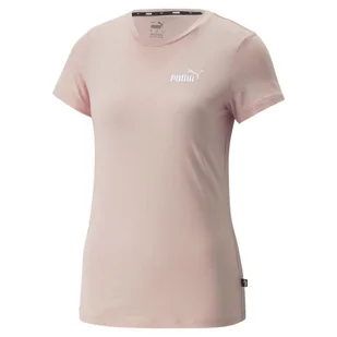 Koszulka damska Puma ESS+ Embroidery różowa 84833147-M - Koszulki i topy damskie - miniaturka - grafika 1