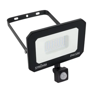 Naświetlacz SMD LED z czujnikiem ruchu ASTON LED S 50W BLACK NW - Lampy ogrodowe - miniaturka - grafika 1