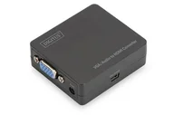 Inne akcesoria audio-wideo - Digitus Konwerter sygnału VGA do HDMI z audio, 1x mini Jack (HOSA GTR-518) - miniaturka - grafika 1