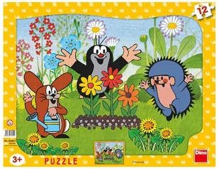 Krecik i Przyjaciele, puzzle W ogrodzie - Puzzle - miniaturka - grafika 1