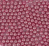 Dodatki do ciast w proszku - PEREŁKI CUKROWE METALIZOWANE różowe - 5mm - 25g - miniaturka - grafika 1