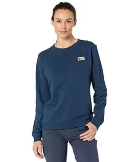 Bluzy damskie - Fjallraven Damska bluza Vardag Sweater W niebieski Storm L 83519 - grafika 1