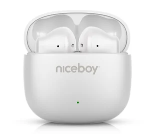 Niceboy Beans 4 POP - 200 mAh + 2x 30 mAh IPX4 biały - Słuchawki - miniaturka - grafika 1