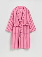 Moda i Uroda OUTLET - Reserved - Szlafrok z paskiem - intensywny róż - miniaturka - grafika 1