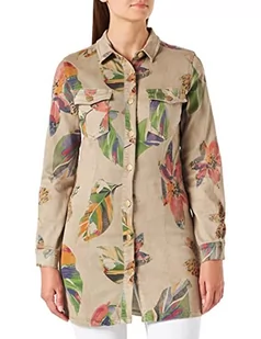 Desigual Damska sukienka Vest_Budapest Casual, brązowy, S - Sukienki - miniaturka - grafika 1