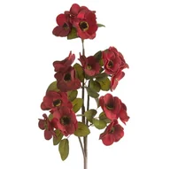 Sztuczne kwiaty - Eurofirany Kwiat Flore Czerwony 6 szt. - miniaturka - grafika 1