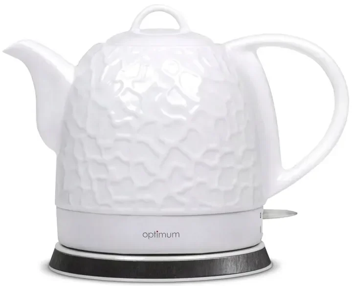 Czajnik ceramiczny elektryczny Optimum 1310 1200 W 1 l biały