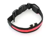 Smycze dla psów - dr Seidla APTEL świecąca LED 35-42CM red AG232 - miniaturka - grafika 1