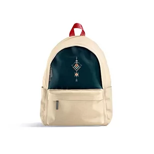 Bonamaison Unisex TRGCBP103027-R plecak, wielokolorowy, 43 x 30 cm - Plecaki - miniaturka - grafika 1