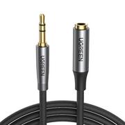 Kable - UGREEN Kabel AV190 Przedłużacz audio AUX jack 3.5mm 2m czarny UGR1071BLK - miniaturka - grafika 1