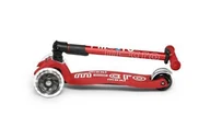 Hulajnogi - Micro - Składana hulajnoga Maxi Deluxe Red LED - miniaturka - grafika 1