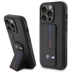 Etui BMW BMHCP15X22GSLK iPhone 15 Pro Max 6.7" czarny/black hardcase Grip Hot Stamp - Etui i futerały do telefonów - miniaturka - grafika 1