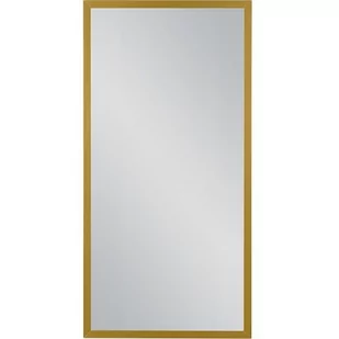 Lustro łazienkowe prostokątne 40x80 cm złota rama - Lustra - miniaturka - grafika 1
