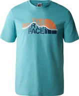 Koszulki męskie - The North Face Koszulka Męska The North Face S/S MOUNTAIN LINE T-Shirt XS - miniaturka - grafika 1