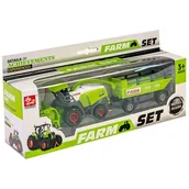 Samochody i pojazdy dla dzieci - Kombajn Z Przyczepą 72/144 - miniaturka - grafika 1