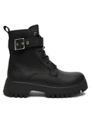 Botki damskie - Timberland Botki Mid Lace Boot TB0A6FBWW021 Czarny - miniaturka - grafika 1