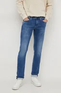 Spodnie męskie - Pepe Jeans jeansy Slim Gymdigo męskie kolor niebieski - miniaturka - grafika 1