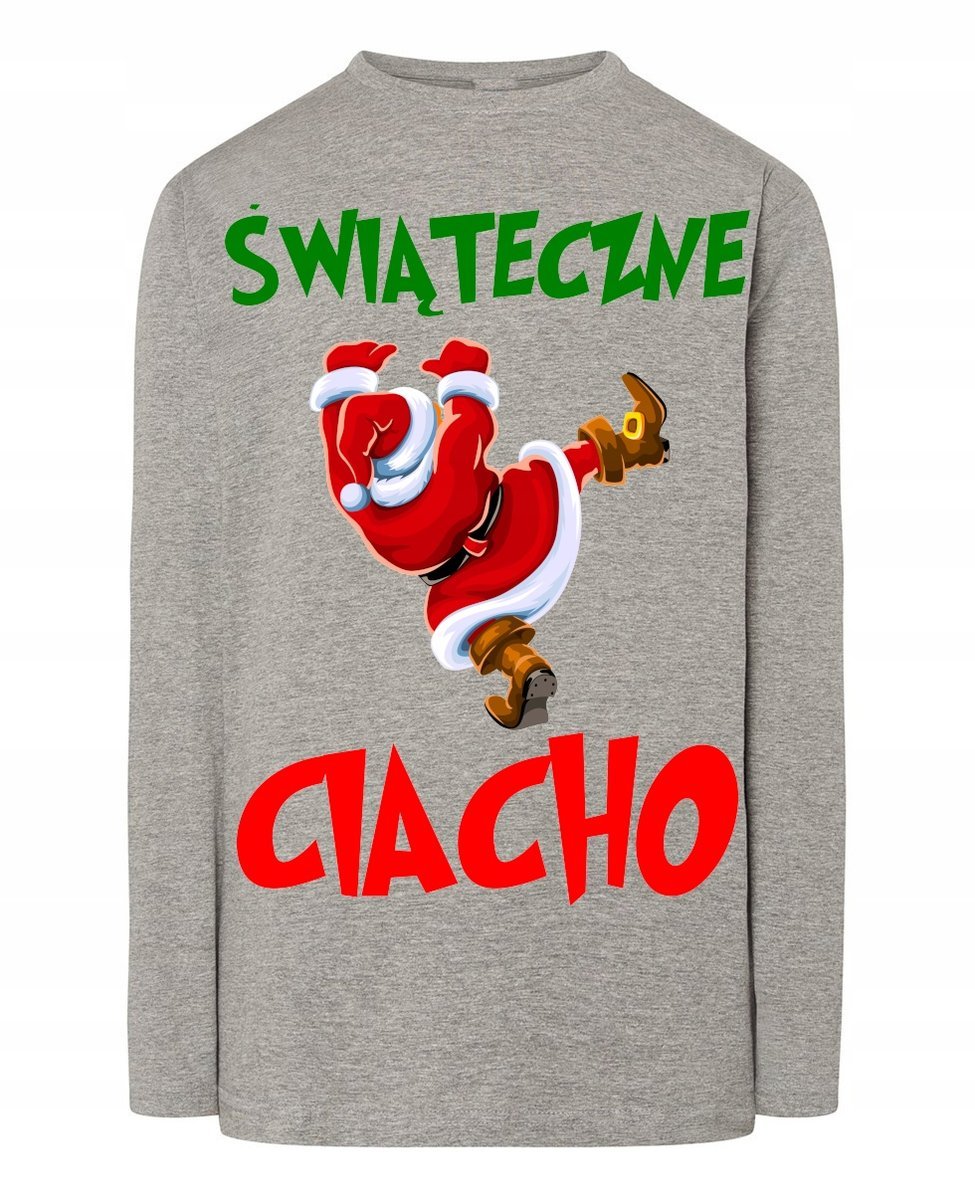 Longsleeve męski Świąteczne Ciacho Idealny Prezent ŚWIĘTA r.XXL