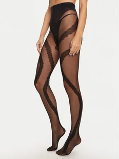 Hunkemöller Rajstopy Damskie 300748 Czarny - Rajstopy - miniaturka - grafika 1