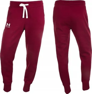 Under Armour Spodnie damskie Under Armour Rival Fleece bordowe 1356416 690 2XL - Spodnie sportowe damskie - miniaturka - grafika 1