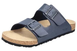 Rieker Męskie klapki 22190, niebieskie, 45 EU, niebieski, 45 EU - Klapki i japonki męskie - miniaturka - grafika 1