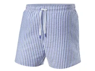 Kąpielówki męskie - CRIVIT Szorty kąpielowe męskie (Niebieski/ biały, 9/3XL) - miniaturka - grafika 1