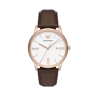 Zegarek Zegarek Emporio Armani Classics AR11572 Rose Gold/Brown - Zegarki męskie - miniaturka - grafika 1