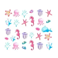 Ozdoby do paznokci - Allepaznokcie Naklejki wodne do paznokci Nr BN 1822 - miniaturka - grafika 1