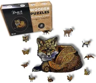 Puzzle - Puzzle Drewniane dla dzieci i dorosłych Lisek Fox - miniaturka - grafika 1
