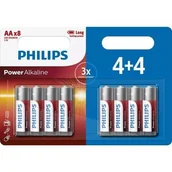 Baterie i akcesoria - Bateria AA LR6 PHILIPS Power Alkaline (8 szt.) - miniaturka - grafika 1