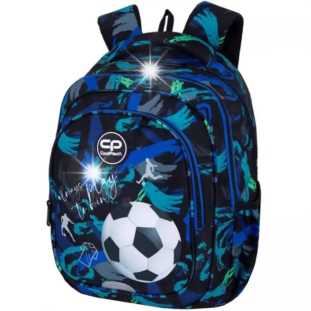 Plecak szkolny Fast Football Navy dla chłopca klasa 1-3 Coolpack F163967