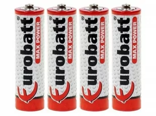 Eurobatt 4x Baterie R3 1,5V AAA 1237 - Baterie i akcesoria - miniaturka - grafika 1