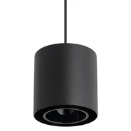 Lampy sufitowe - Salonowa lampa wisząca POINT 11512 tuba czarny - miniaturka - grafika 1