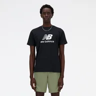 Koszulki męskie - Koszulka męska New Balance MT41502BK  czarna - miniaturka - grafika 1