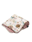 Koce i narzuty dla dzieci - La Millou Ciepły koc bawełniany M ( Princess - French lavender ) - miniaturka - grafika 1