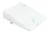 Kołdry i poduszki dla dzieci - Sensillo Poduszka Klin do Wózka Luxe Aloe Vera 38x30 - miniaturka - grafika 1