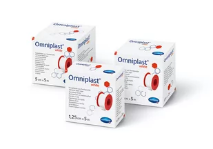 Hartmann Plaster omniplast 5 m x 2,5 cm biały - Apteczki i materiały opatrunkowe - miniaturka - grafika 1