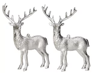 RENIFER STOJĄCY FIGURKA OZDOBA DO STROIKA 2SZT - Bombki - miniaturka - grafika 1