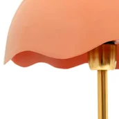 Lampy stojące - Lampa stołowa KARE Lia, różowy, stal/marmur, wysokość 50 cm - miniaturka - grafika 1