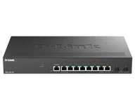 Switche - D-Link DMS-1250-10S/E łącza sieciowe Zarządzany 2.5G Ethernet (100/1000/2500) Czarny DMS-1250-10S/E - miniaturka - grafika 1